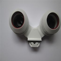 Y shape double head T8 G13 waterproof ip67 Lamp Holders & Lamp Bases for led light tube etc