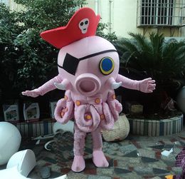 Hot 2018 Sale EVA Material Squid Cuttlefish Mascot Costumes Unisex Cartoon Apparel Octopus Mascot Costumes