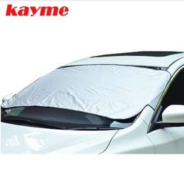 kayme Car Windshield Sunshade auto Windshield Protector Anti Frost Snow ice Windscreen Cover for BMW lada toyota