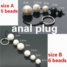 Mini Different Sizes Pearl Beads Anal Butt Plug Sex Toys