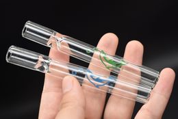 wholesale cheap Colourful dolphin Glass cigarette bat pipe One Hitter Pipes cigarette Philtres glass tobacco dry herb pipe for smoking