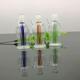 Classic MINI small glass hookah, a variety of patterns, patterns random delivery, wholesale glass hookah, glass bong, free shipping, l