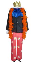 One Piece косплей два года спустя Brook Burukku костюм оранжевый шарф H008