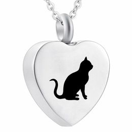 Urn Necklace pet dog picture Heart Pendant Cremation Jewelry Memorial Ashes Keepsake