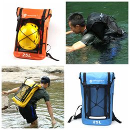 Rafting 25L Waterproof Backpack Dry Bag Large Capacity Zip Daypack Outdoor Travel Camping Drifting Kayaking Pocket DDA727 Diaper Bags