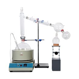 ZOIBKD Factory Price Lab Supplies Chemical Short Path Distillation 20L With Stirring Heating Mantle Include cold wells