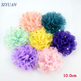 Cheap Polka Dot Fabric Flowers Wholesale