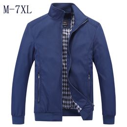 New 2018 Jacket Men Fashion Casual Loose Mens Jacket Sportswear Bomber Jacket Mens jackets and Coats Plus Size M- 7XL S914