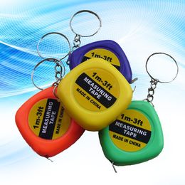 measure 1 meter soft tape portable mini key clasp hang small gift gift public measure in