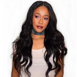 Malaysian Human Hair Lace Front Wigs with Baby Hair Natural Colour Body Wave Wig for Women 130% Density