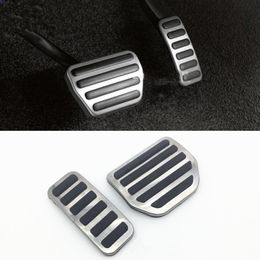 Accelerator Brake Pedal Decoration Cover Trim for Land Rover Discovery 4 10-16/Range Rover 13-17 Stainless steel