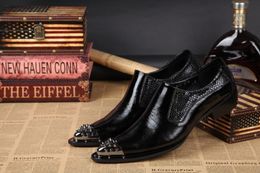 2018 Fashion Black dress Men Shoes Handmade Men's Business Shoes mens black leather shoes pointed toe, Big Size EU38-46!