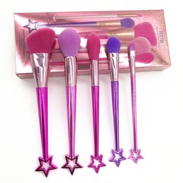 TAR-TE 5pcs Highlighter Makeup Brushes Beauty Make Up Brush Maquillaje Set With Retail Box Packing