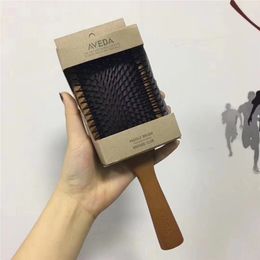 A Top Quality AVEDA Paddle Brush Brosse Club Massager Hairbrush Comb Prevent Trichomadesis Hair SAC