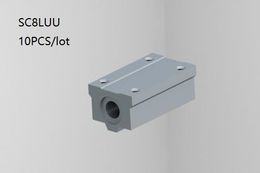 10pcs/lot SC8LUU SCS8LUU 8mm double or twin linear case unit linear block bearing blocks for cnc router 3d printer parts