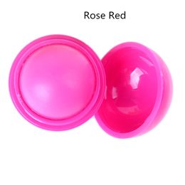 Round Ball 3D Lipstick Makeup Moisturising Lip Balm Natural Plant Sphere lip Pomade Fruit Embellish Lip Care 6colors DHL freeshipping