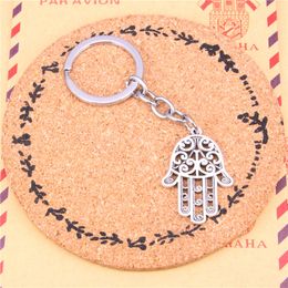 Keychain hamsa palm protection Pendants DIY1 Men Jewelry Car Key Chain Ring Holder Souvenir For Gift