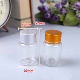 Empty Plastic Medicine Capsule Bottle,Tablets Storage Container,Medical Liquid Refillable Bottle,Pills Package F541