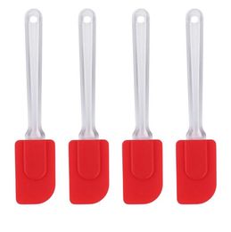 Scraper Kitchen Silicone Cream Butter Cake Spatula Batter Scraper Brush Butter Mixer Cake Brushes Baking Tool Kitchenware Free Shipping