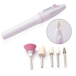 Hot sale 5 In 1 Electric Nail Grooming Machine Automatic Nail Manicure Set Nail Buffers Files