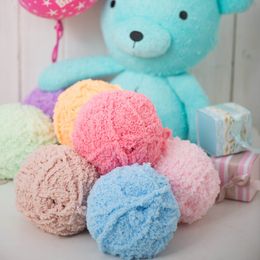 20colors 10pcs Single Strands Wool Cloth With Soft Nap Plush Top Line To Hand-woven Thread Crochet Knitting Applicable