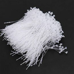 1000pcs/lot Label Security Loop Plastic Tag for Clothing Clothes Shoes Fastener Hang Snap Lock Pin 3 inch Security Tags Fasteners Wholesale Price