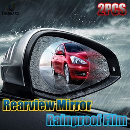 Car Rearview Mirror Rainproof Protector Universal Auto Anti Rain Anti Flog Rear View Mirror Clear Protective Film with Retail Packaging