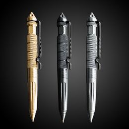 1PCS Multi-functional Pen Tactical Tungsten Steel Rotating Unisex Tool Pen Window Glass Metal Ballpoint Multifunctional With Boxes