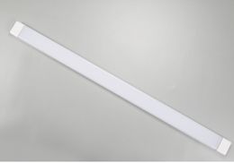 Surface Mounted LED Batten Tube Dust-proof Antifog Ultra Thin elongated Ceiling light 4ft 54W SMD2835 purification indoor lamp AC85-265V