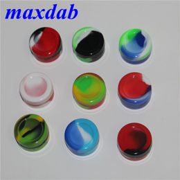 Top quality Silicone Non stick Wax Containers Food grade 5mL mini Jar Dab Waxy Jars Concentrate Case FDA approved ecig