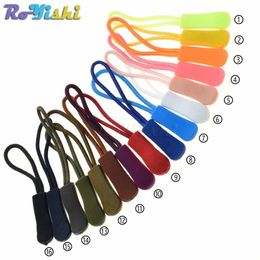 100pcs/lot Mix Colour Cord Zipper Pull Strap Lariat Black For Apparel Accessories