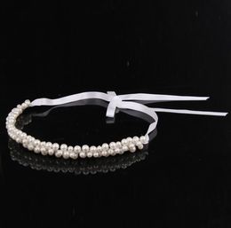 Bridal Headband necklace, bridal pearl headwear, white wedding dress, accessories, bride and handcrafted accessories