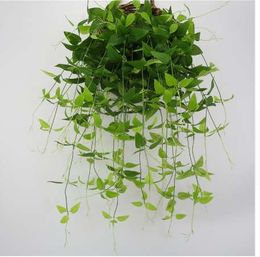 96CM Artificial Plants Imitation Honeysuckle Leaves Wall Hanging Rattan Artificial Flowers Fake Plastic Leaf lanten Decoratie