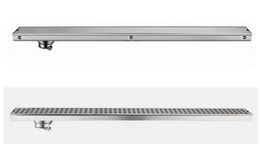 304 stainless steel 80cm linear anti-odor long floor drain bathroom invisible shower 800mm floor drain DR099