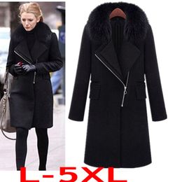 Distribuidores Lana Abrigo Invierno Descuento Mujer Negro De qHqAT1wB