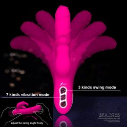 Rabbit Vibrator 360 Degree Rotating Vibrator Big Vibrating Dildo Clitoris Stimulator G Spot Vibrator Adult Sex Toys for Women S18101003