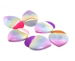 NEW Heart-shaped Mermaid Foundation Brush Glitter Radiant Cosmetic brush gradually changing color Makeup tools free shipping