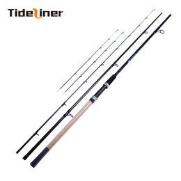 Tideliner 3.3m Feeder fishing rod three tips 3+3 quivertips spinning carp carbon Fibre river rod action UL L M lure weight 150g