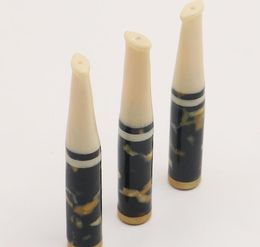 Resin filter can clean cigarette filter, black and yellow shell, male cigarette holder.