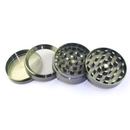 Newest Colorful 4 Parts Zinc Alloy Mini Herb Grinder Spice Miller Crusher High Quality Beautiful Unique Design Strongest Magnetic