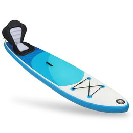 Larger size 10 Feet 15CM Thickness Inflatable Surfboard SUP Board Stand Up Paddle Board Kit with Seat