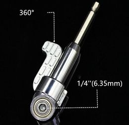 High Quality 1PCS 105 Degree Multifunction Right Angle Driver Magnetic Screwdriver Drill Attachment Screw Batch with 1/4-inch Hex