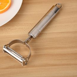 Multifunctional stainless steel peeler domestic fruit potato peeling knife kitchen utensils rotating apple melon plane wholesale