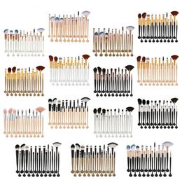 Shell makeup brush set 20Pcs Foundation Powder Cosmetics Brushes Eyeshadow makeup brush set DHL free shipping