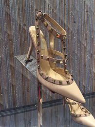 Женские сандалии Туфли-лодочки, роскошные дизайнерские туфли на каблуке, сексуальное вечернее платье, лакированная кожа, остроконечные пальцы, высокие тонкие каблуки, летняя обувь с Т-образным шнурком, большие размеры