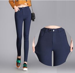 Fashion 2017 New Spring Elegant Women's Work Wear Slim Stretch Pencil Pants Trousers Leggings For Women/Female Plus Size 3XL