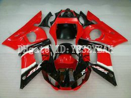 Motorcycle Fairing kit for YAMAHA YZFR6 98 99 00 02 YZF R6 1998 2002 YZF600 ABS Hot red black Fairings set+Gifts YM12