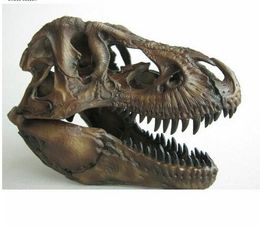 P-Flame 1/12 Tyrannosaurus Rex Dinosaur Skull Handicrafts Resin Fossil Simulation Skull Model For Collectibles