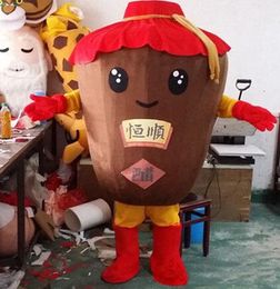 2018 Factory direct sale custom made a brown wine bottle mascot costume for adult to wear for sale for promotion