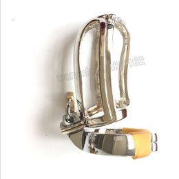 Chastity Devices Male Stainless Steel Pierced Chastity Lock Mesh Bird Cage cb-4000 Belt Device #T90